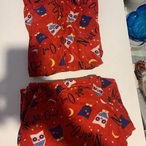Women’s pajamas by Carols Collections red with owls size 3X